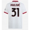 AC Milan Strahinja Pavlovic #31 Bortedrakt 2024-25 Kortermet